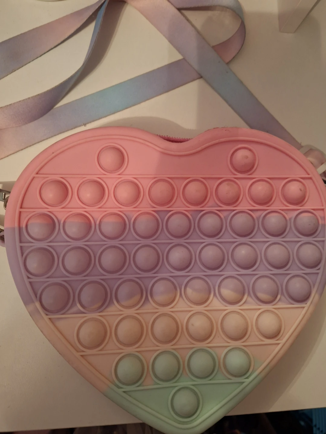 Heart Shaped Pop It Purse