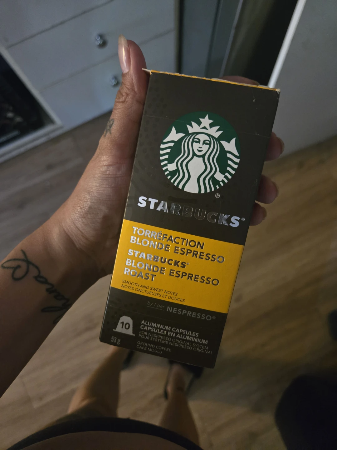 Starbucks Blonde Espresso Roast Coffee Capsules (10 ct)