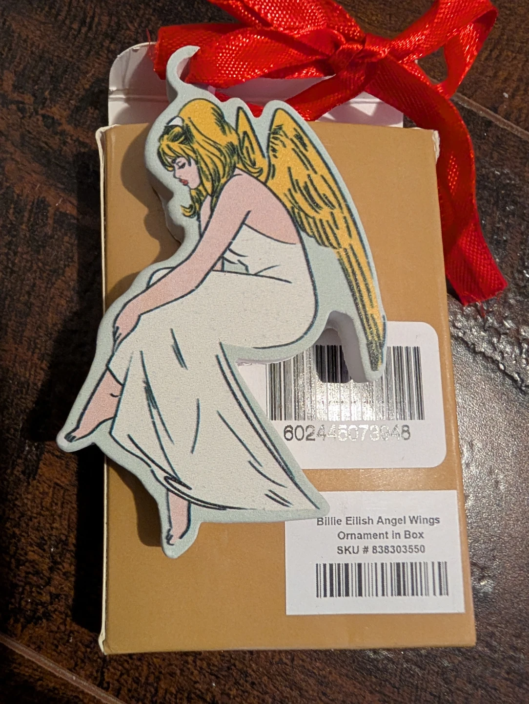 Billie Eilish Angel Wings Ornament