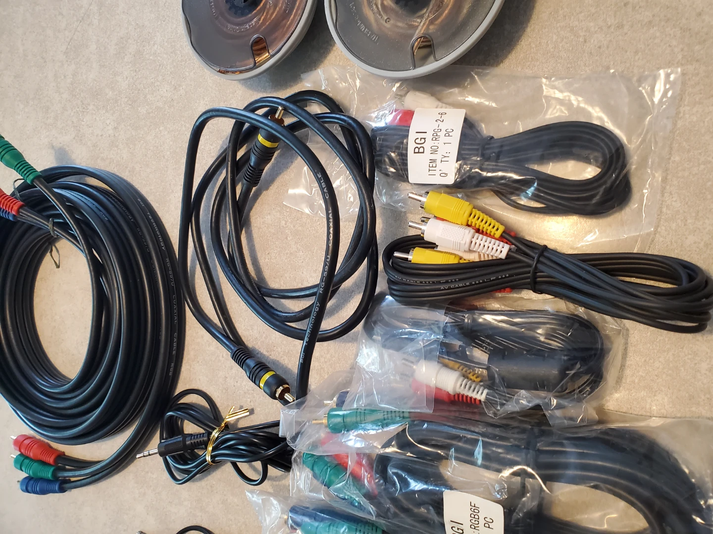 Assorted AV Cables and Cable Organizers - photo 3