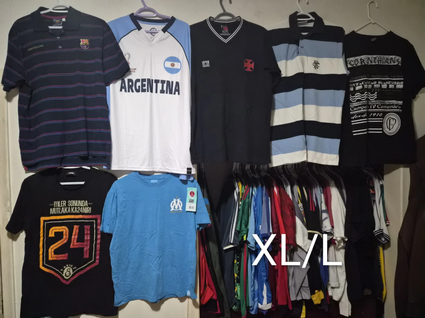 Vintage Soccer Tee shirts collection