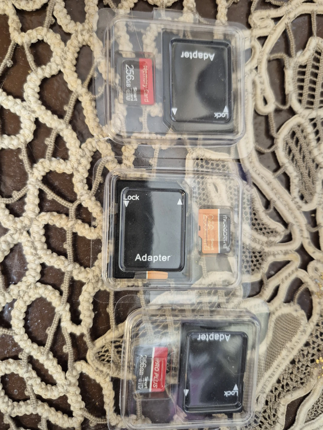 256GB Micro SD Cards with Adapters (2 Included)