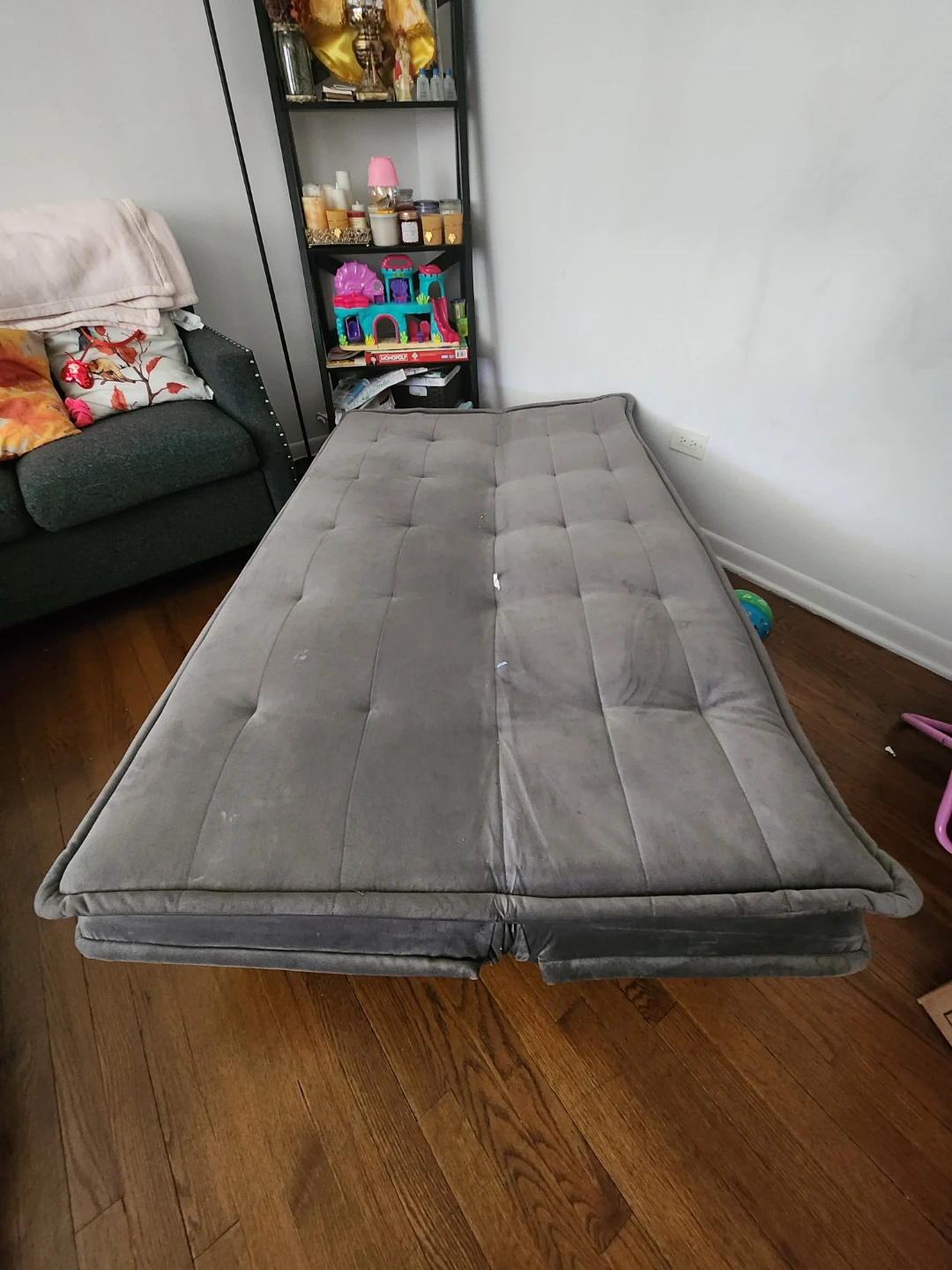 Gray Futon Sofa Bed