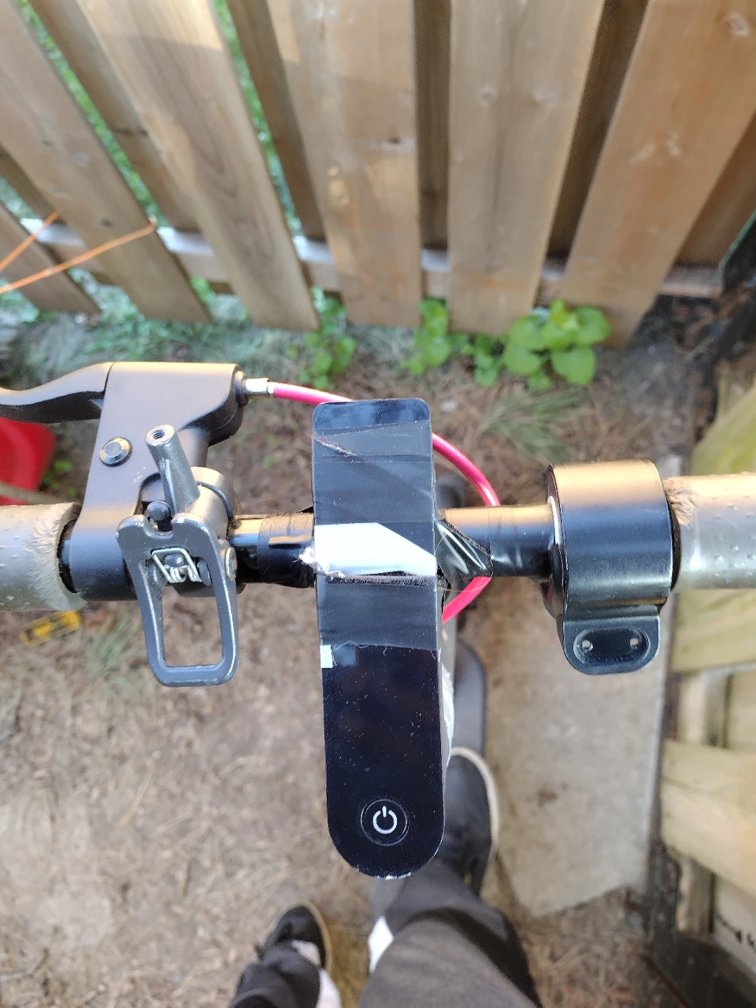 Black E-scooter (Back flat) - photo 3