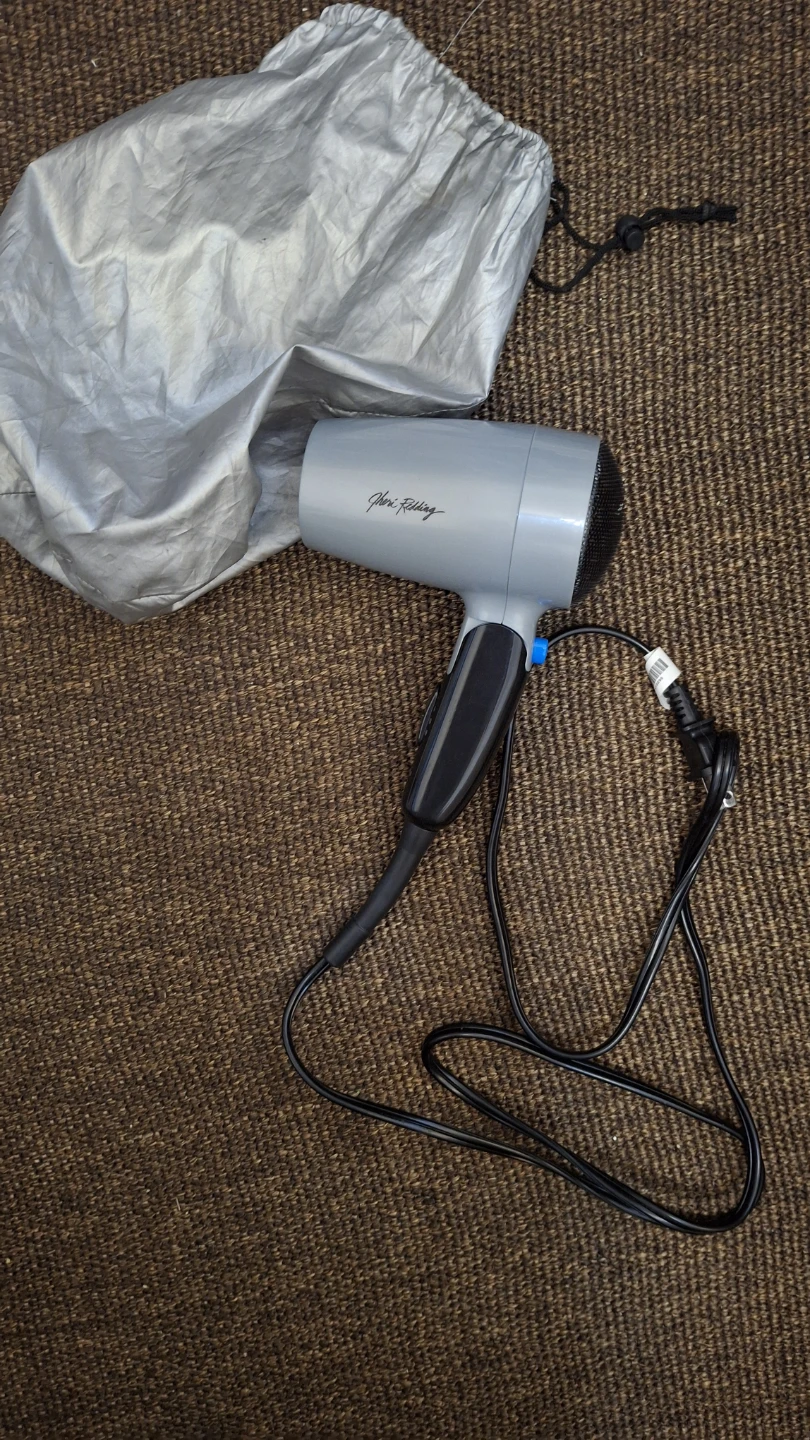 Jheri Redding Travel Hair Dryer with Pouch
