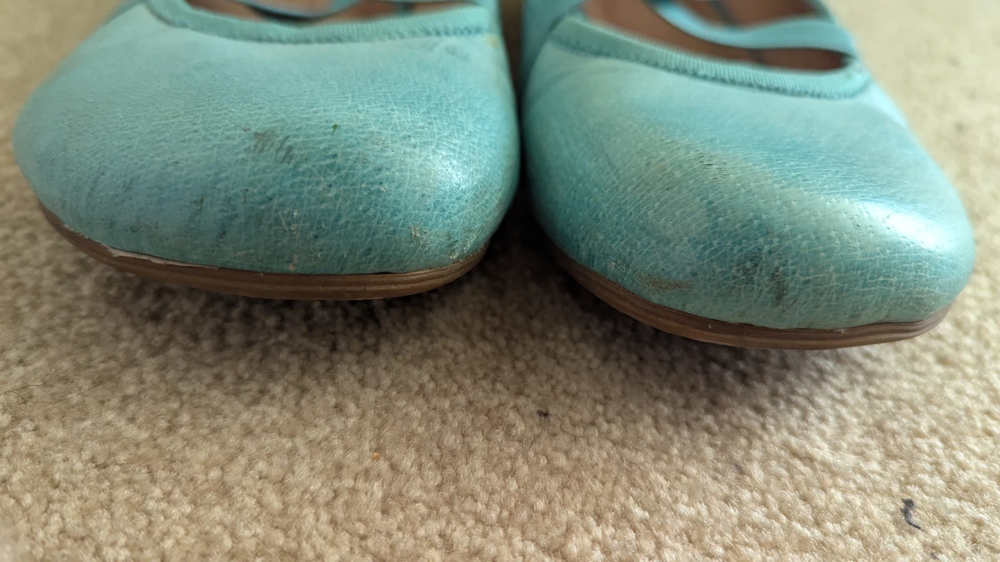 Miz Mooz Ballet Flats - Teal Size 8 / 38.5 - photo 2