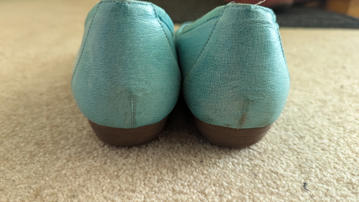 Miz Mooz Ballet Flats - Teal Size 8 / 38.5 - photo 3