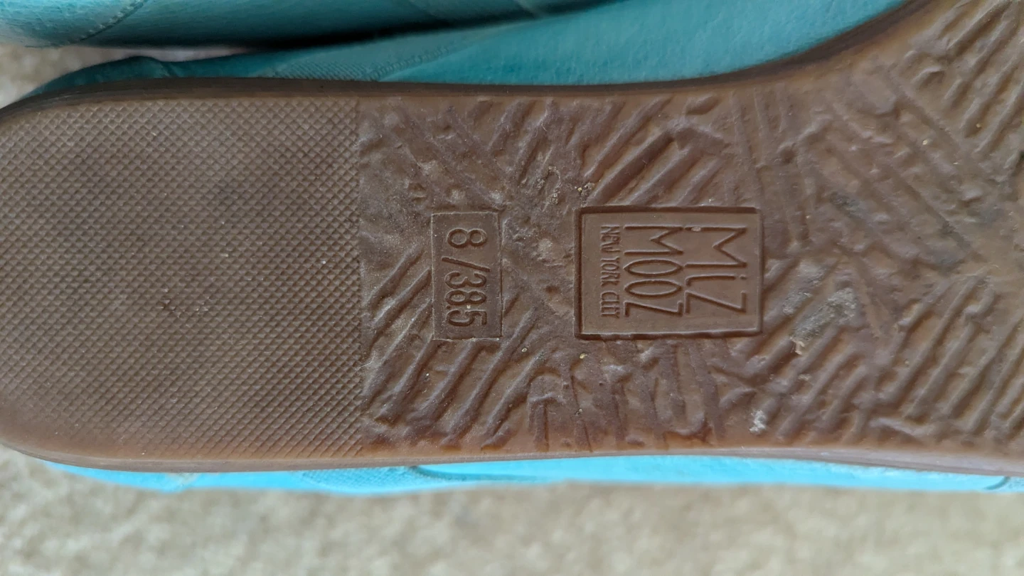 Miz Mooz Ballet Flats - Teal Size 8 / 38.5 - photo 4