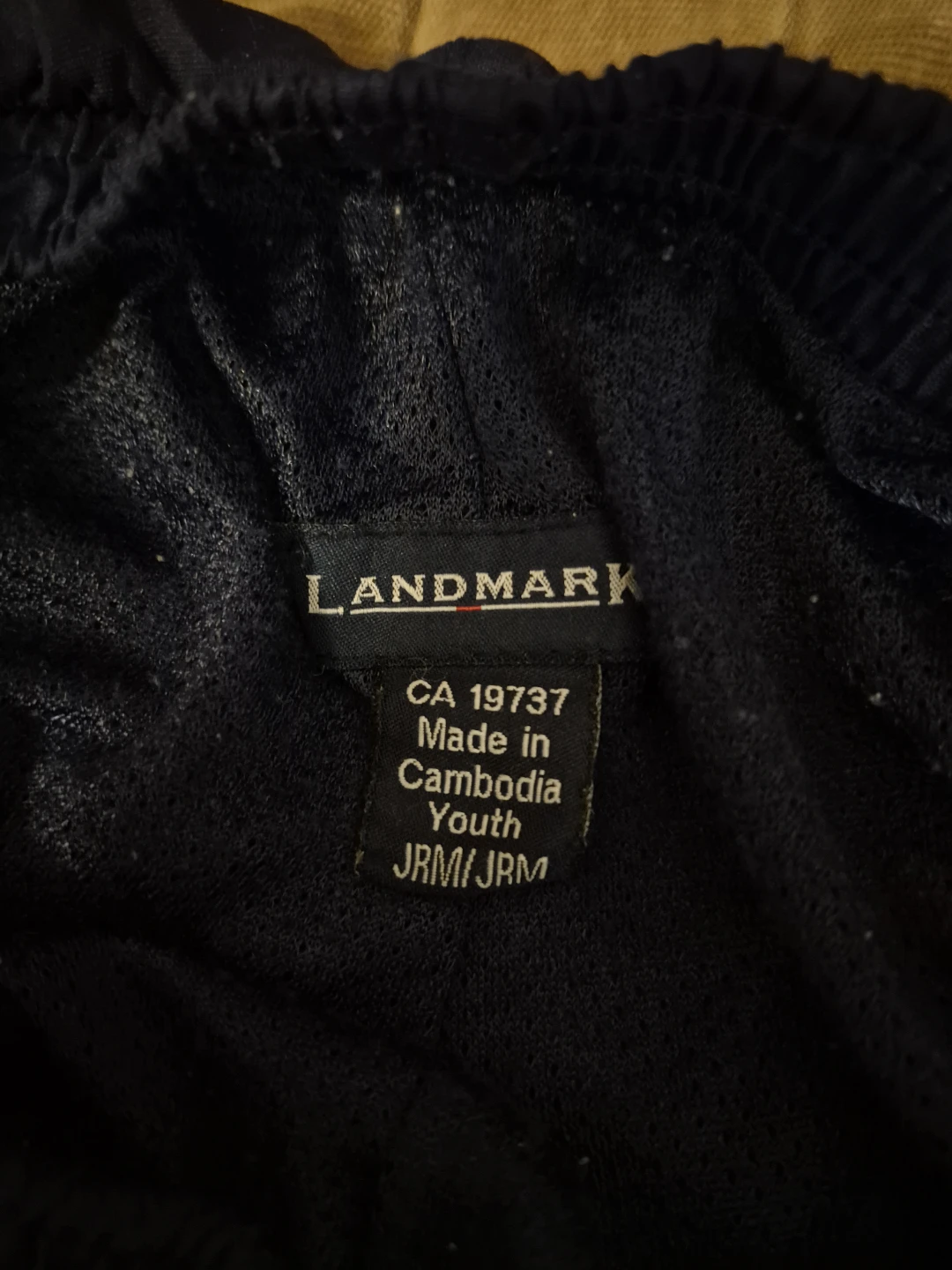 Landmark Youth pants navy blue and red pants