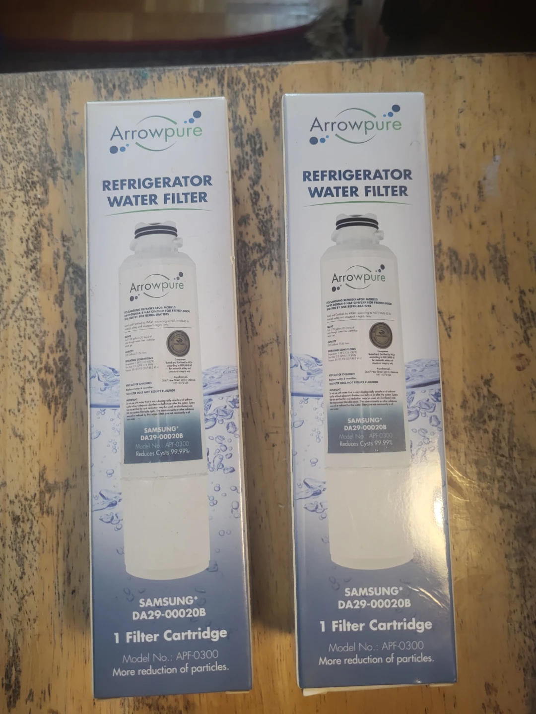 Arrowpure Refrigerator Water Filter - Model APF-0300 (2 Pack)