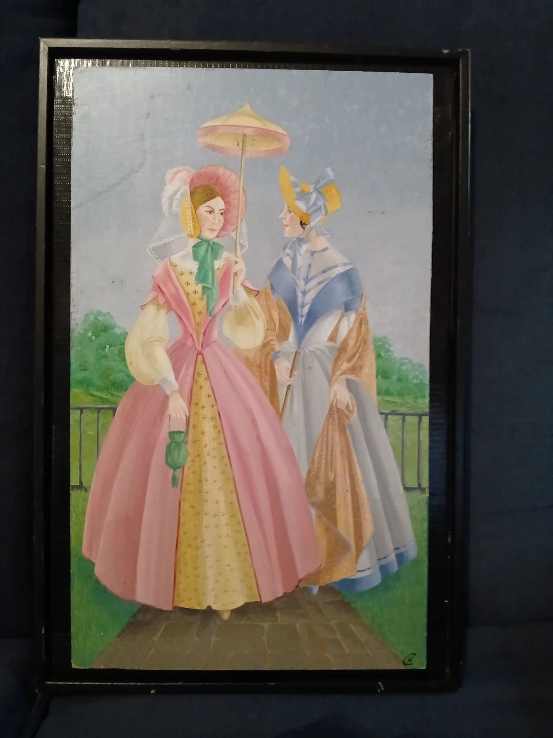 " Vintage Fashion illustration "