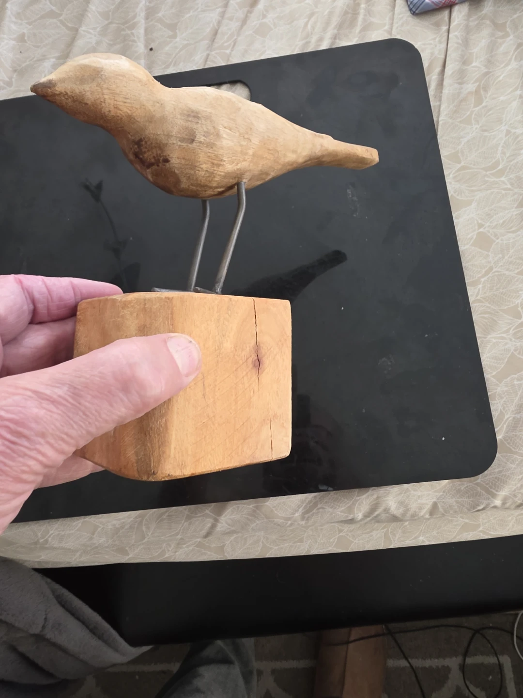 Primitive bird carving...love the simplicity - photo 3