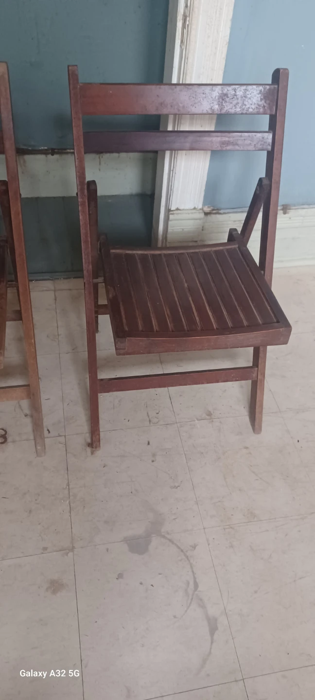 Wooden Folding Chairs Set - photo 5