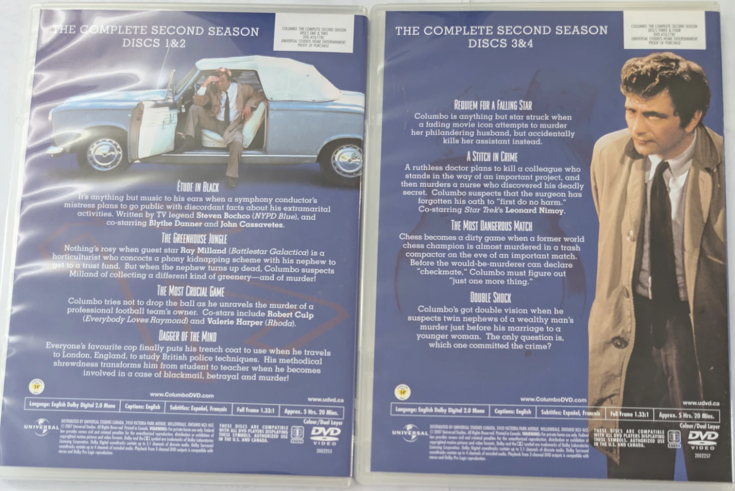 Columbo The Complete Second Season DVD Set - photo 4