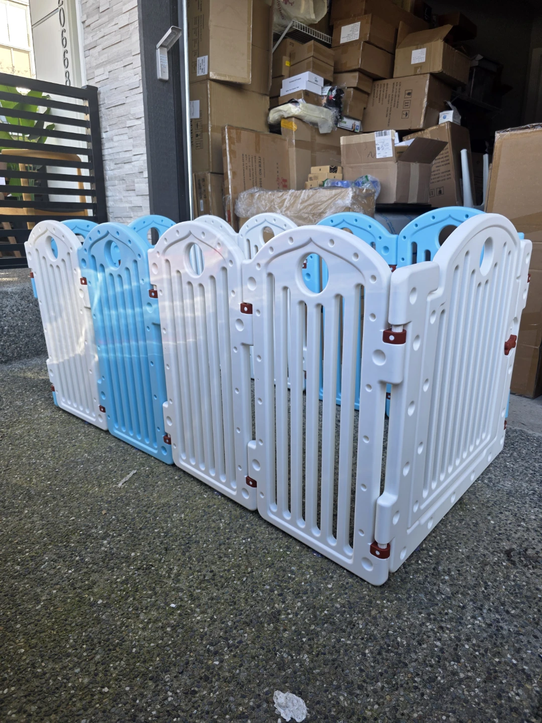 Artemis Pet Playpen - Blue and White - photo 5