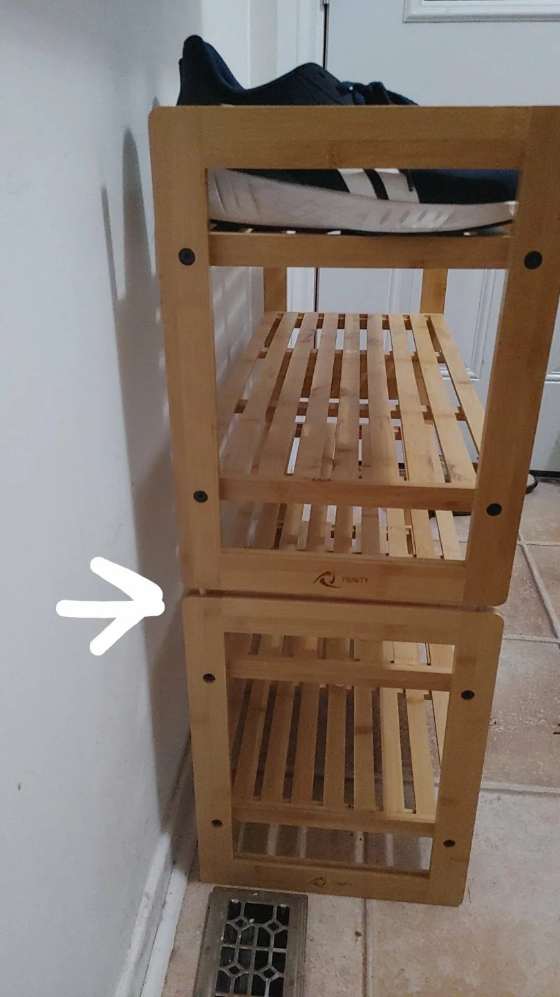 TRINITY Bamboo Shoe Rack 3-Tier - photo 3