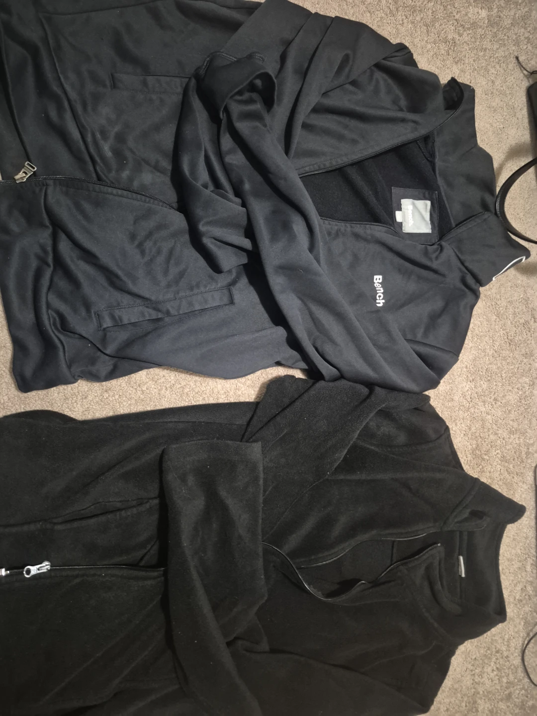 Bench Track Jacket and Fleece Pullover