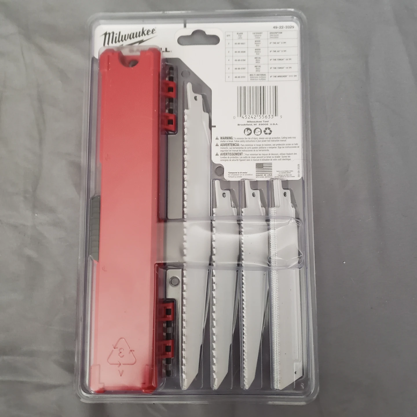 Milwaukee Sawzall Demolition Blade Set - photo 2