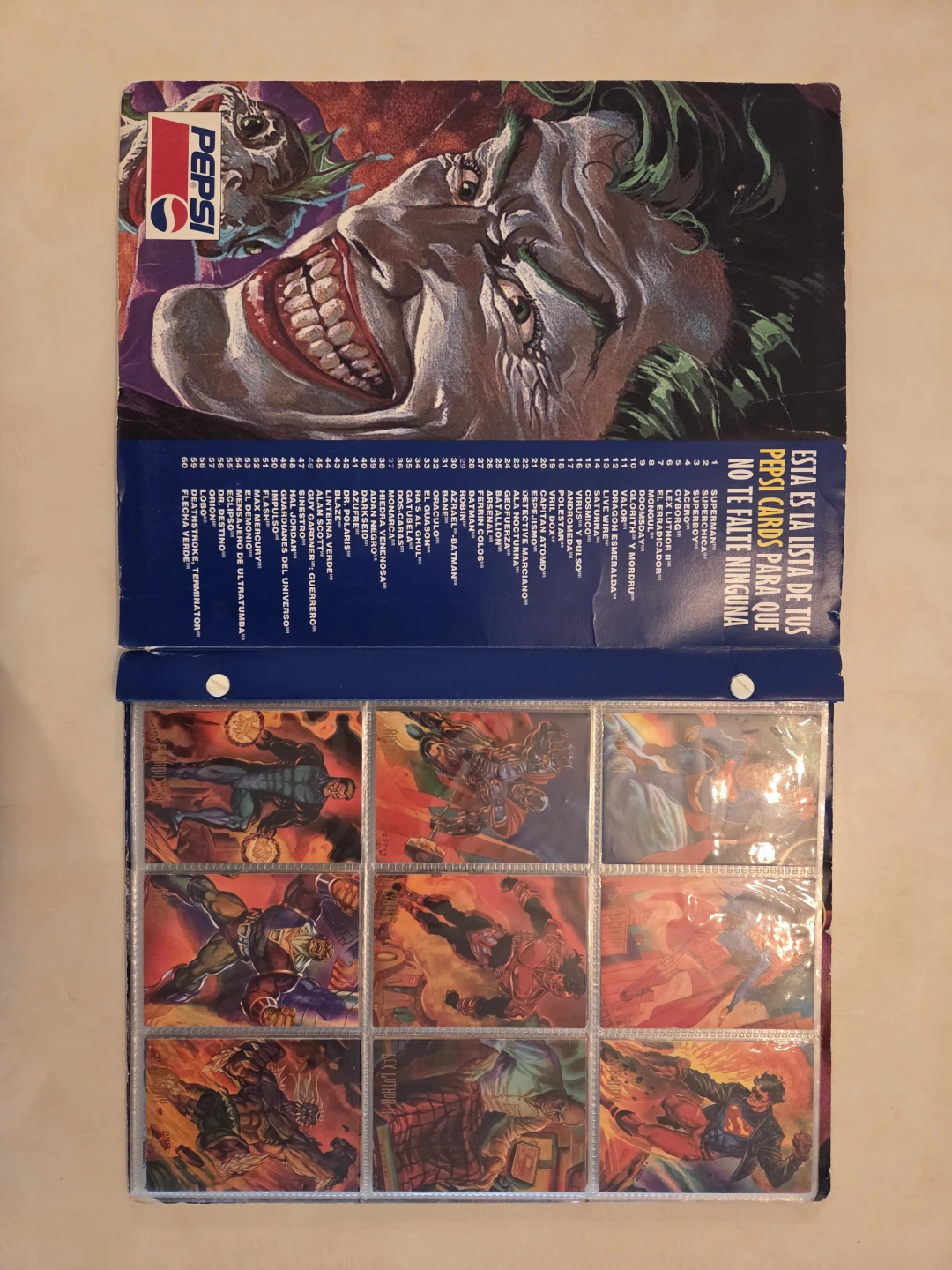 1995 DC Comics Pepsi Cards Complete Collector’s Album (Mexico) - photo 4