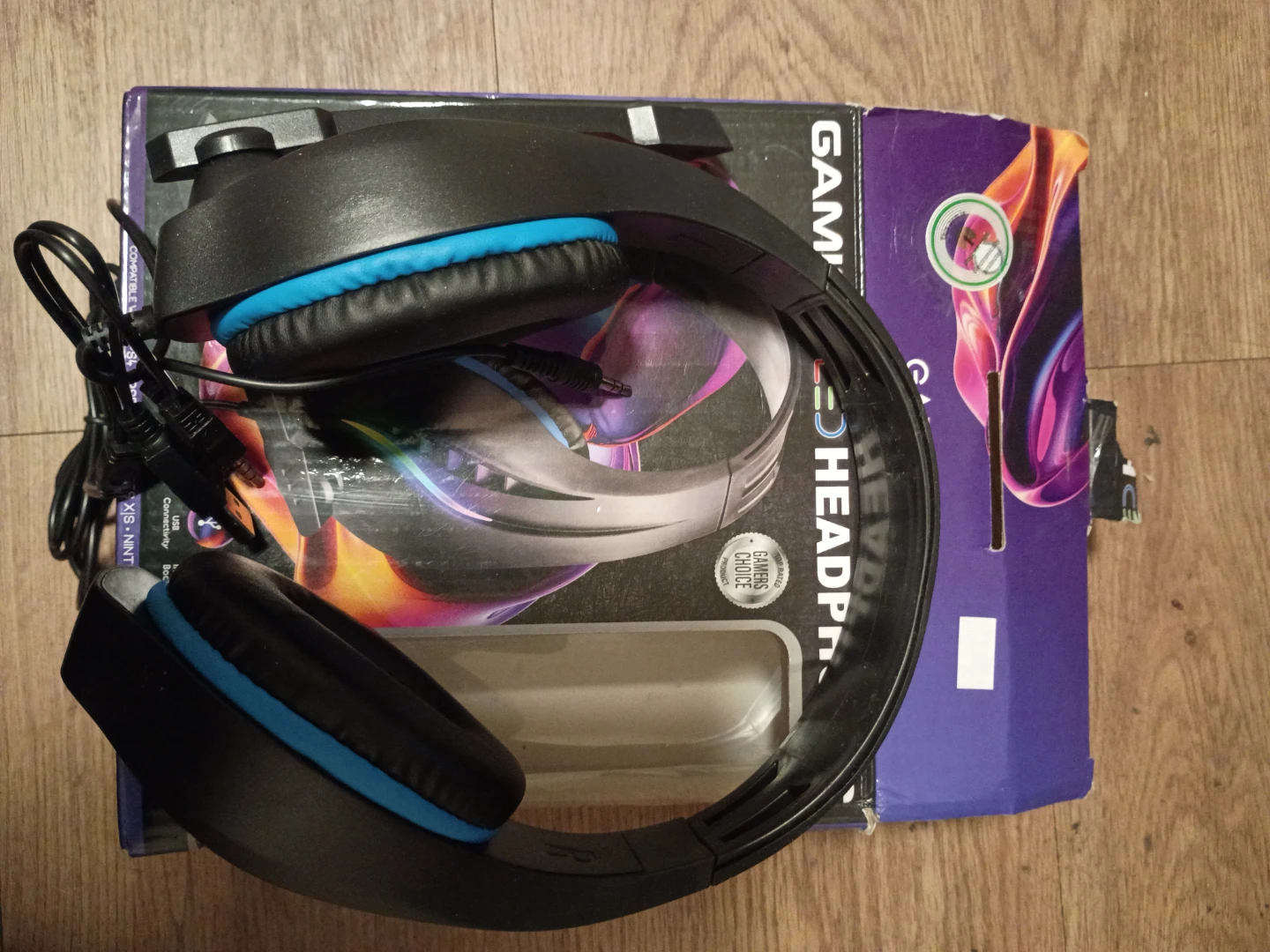 GAMEPRO Gaming LED Headphones with Mic - photo 2