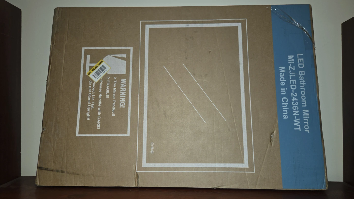 BRAND NEW LED Bathroom Mirror MI-ZJLED-2436N-WT