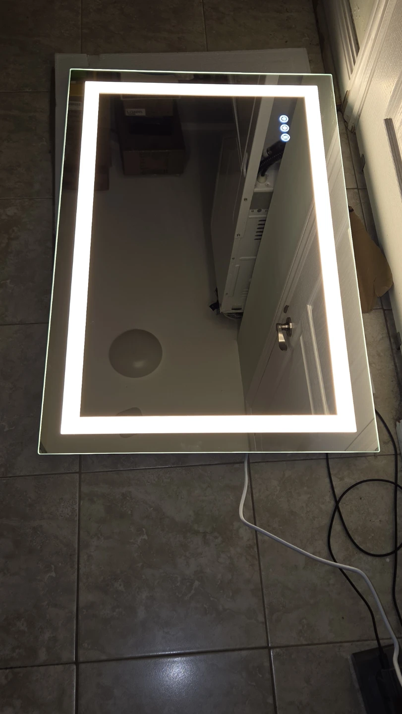 BRAND NEW LED Bathroom Mirror MI-ZJLED-2436N-WT - photo 2
