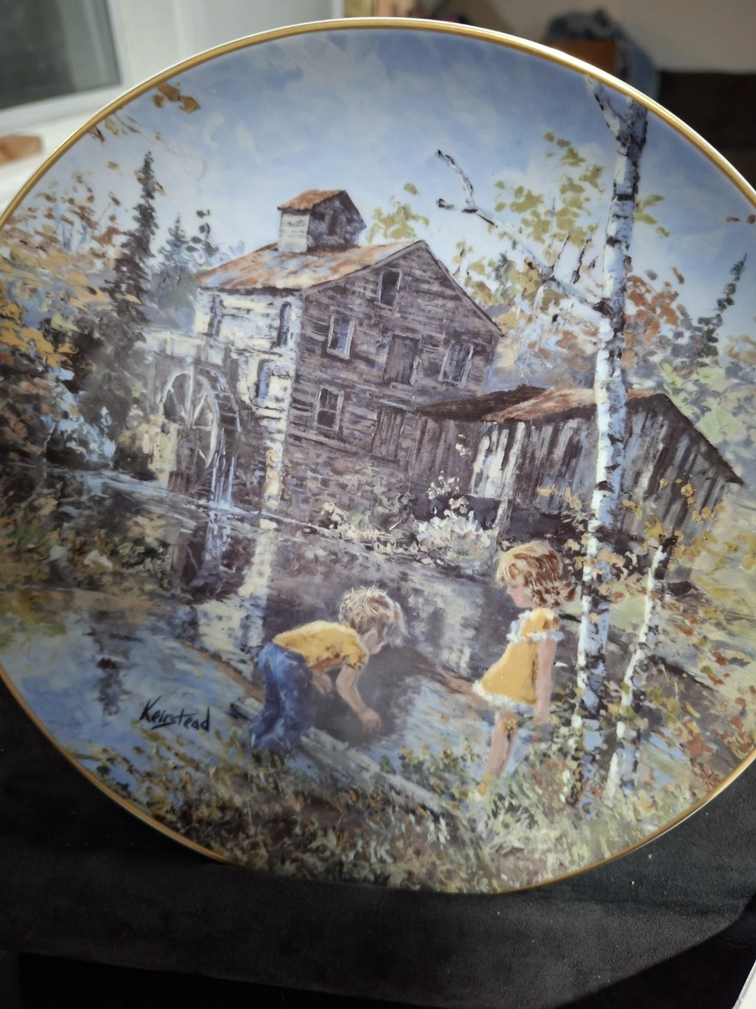 Hutschenreuther "Do They Bite?" Collector Plate by Kierstead