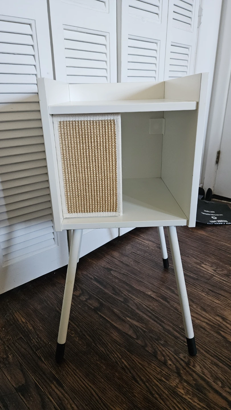 White Cat Condo Side Table with Scratch Pad - photo 2