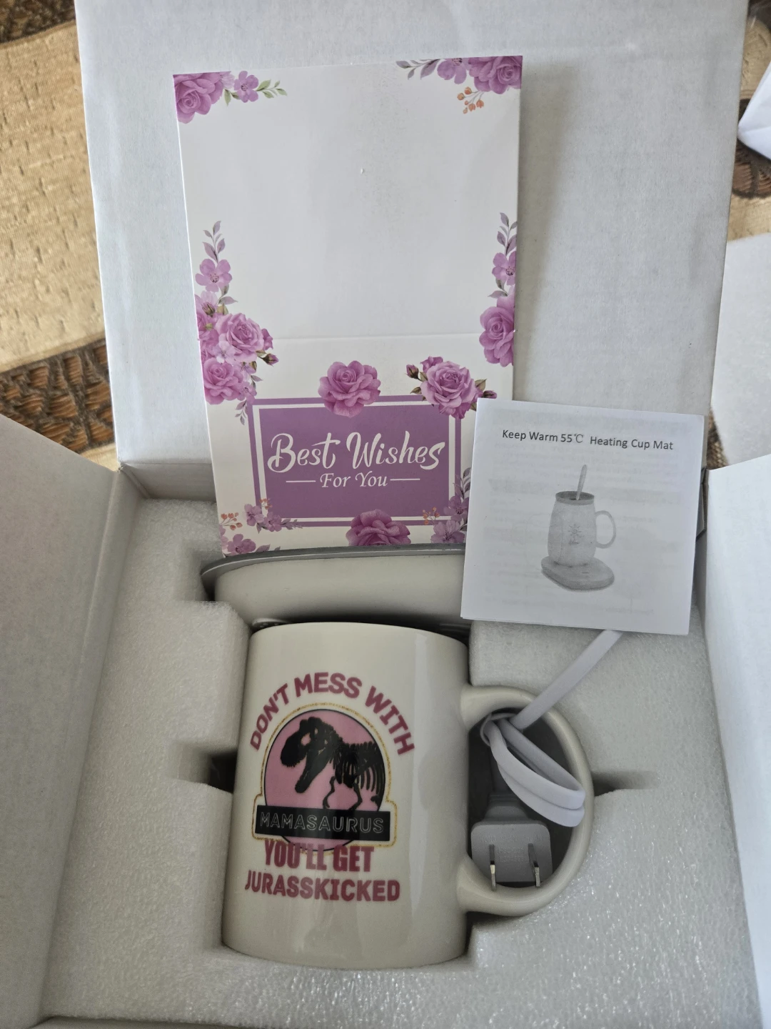 Mug with Heating Coaster