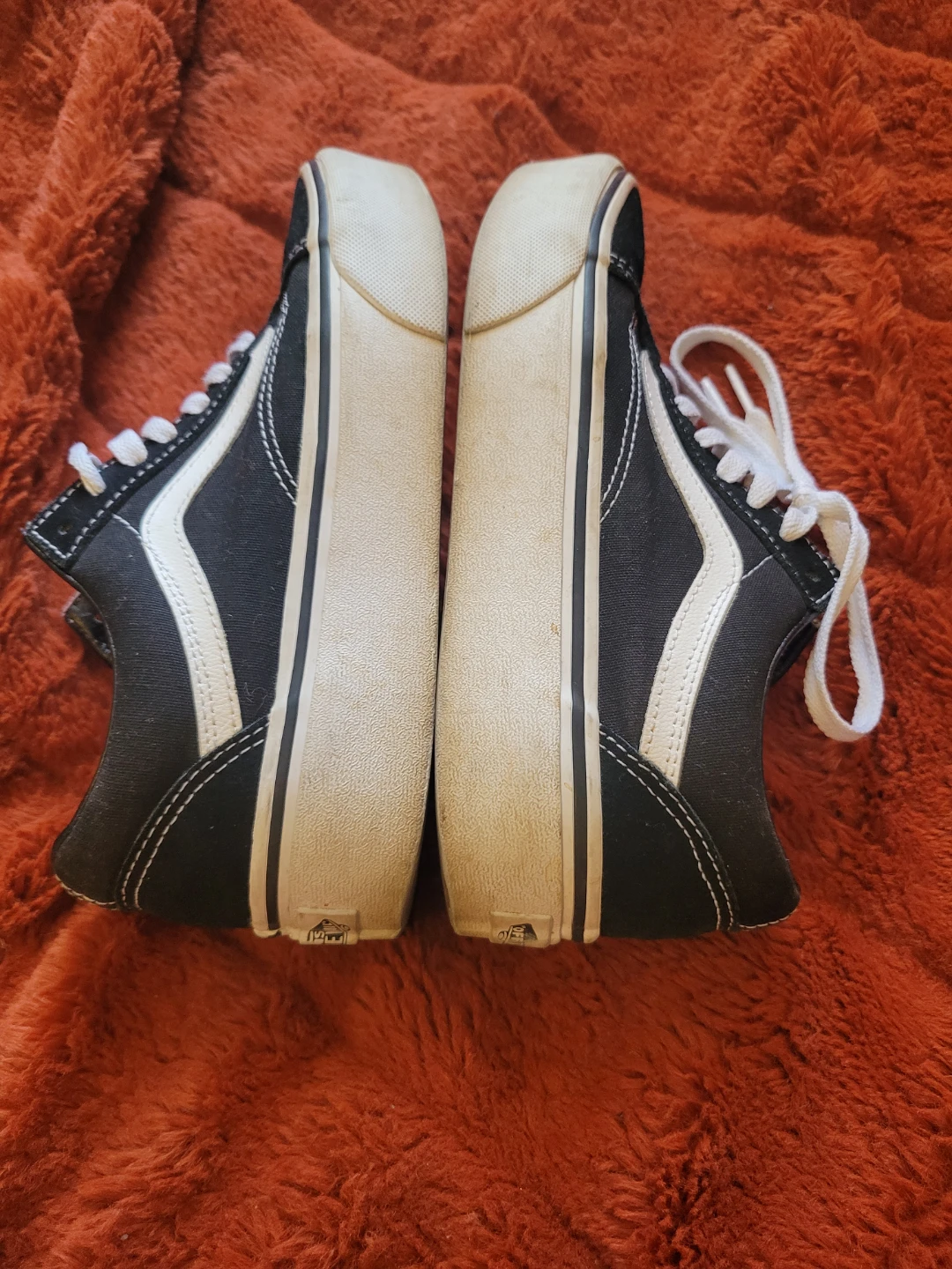 Vans Old Skool Platform Shoes Black White US Men's 5/W6.5 - photo 4