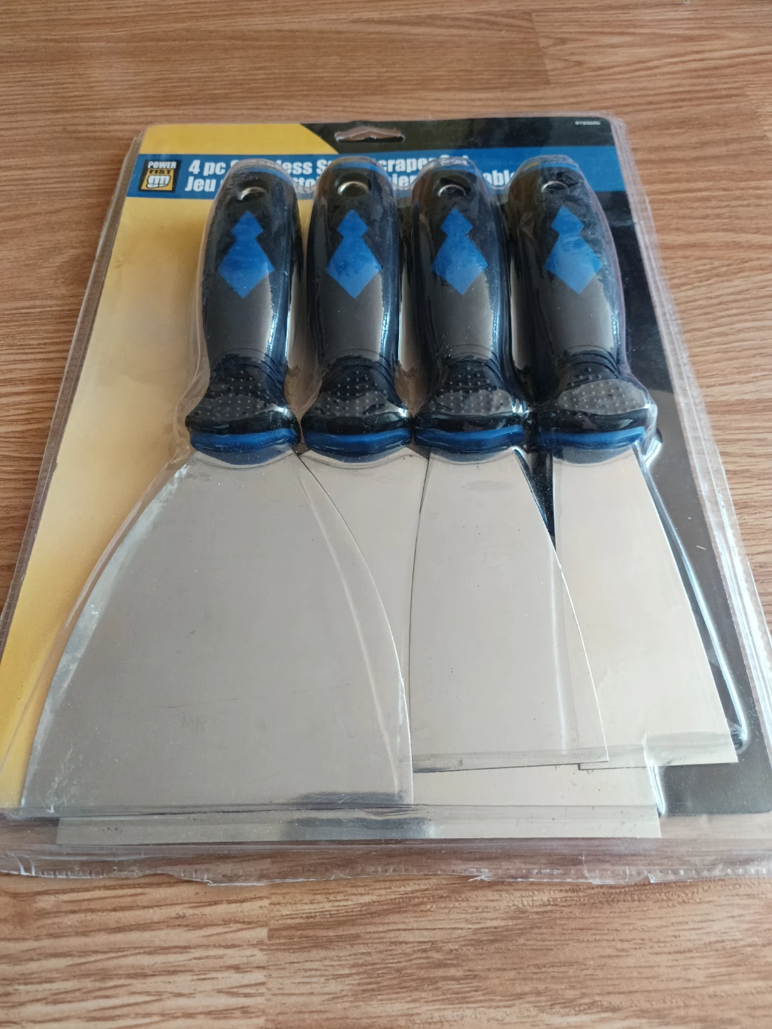 Power Fist 4-PC Stainless Steel Scrapers