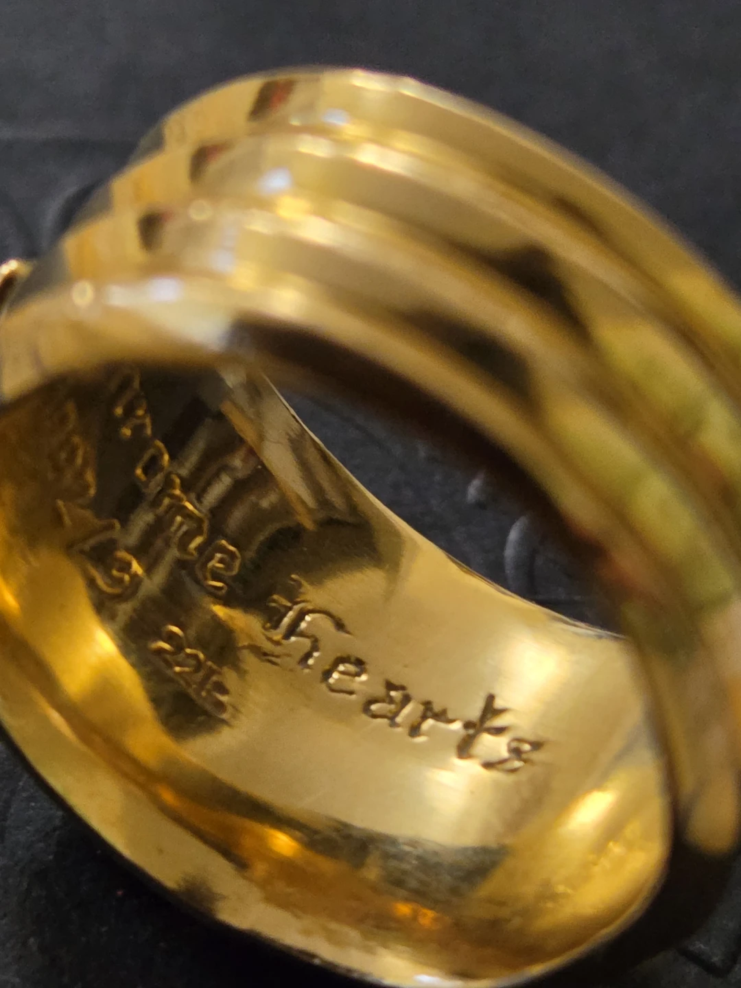 Chrome Hearts Gold Ring - photo 2