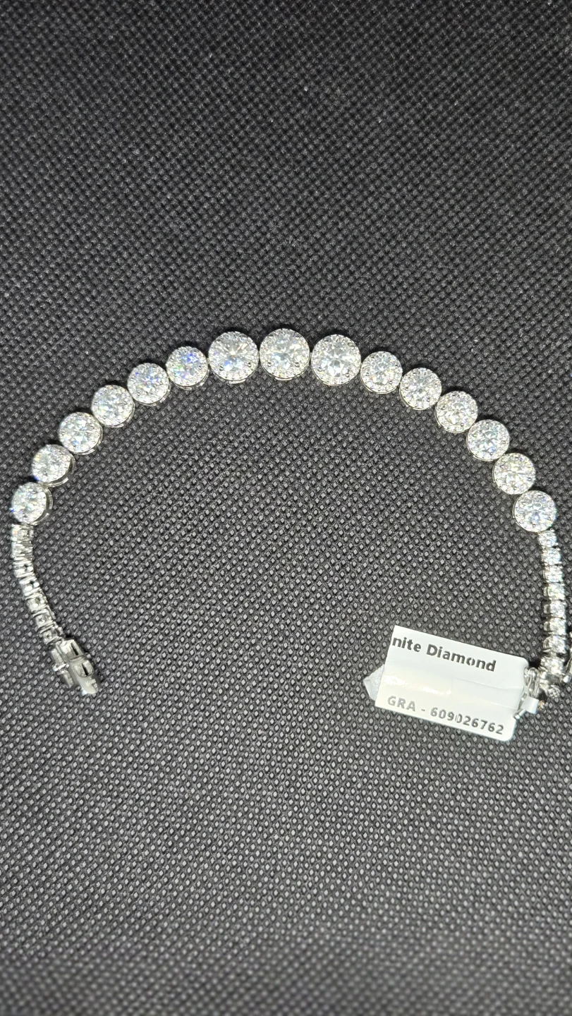 Moissanite Diamond Bracelet 11.63 Carat - photo 4