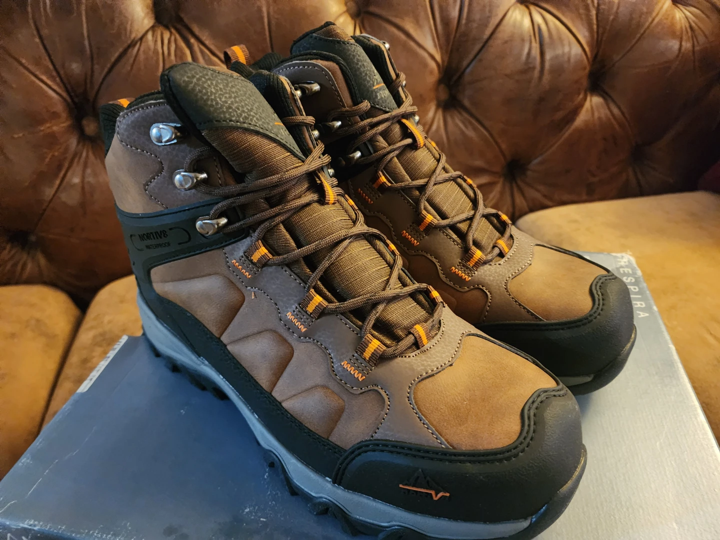 Nortiv 8 Steele Toe Hiking Boots Size 8.5 - photo 2