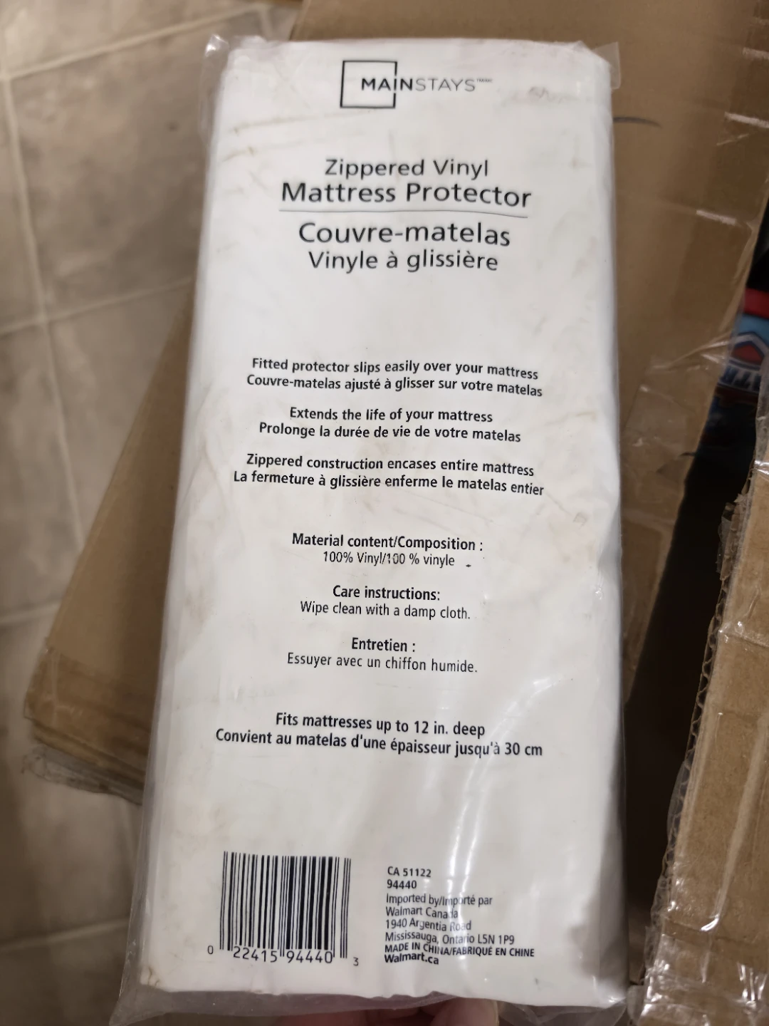 Brand New Waterproof Zippered Vinyl Mattress Protector-Twin Size - photo 4
