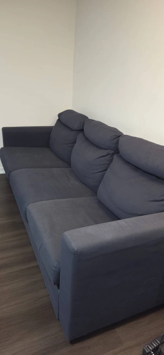 Fabric 3-Seater Sofa - photo 2
