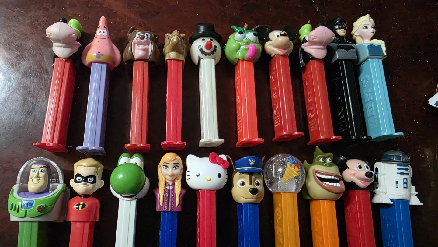 20 Assorted PEZ Candy Dispensers