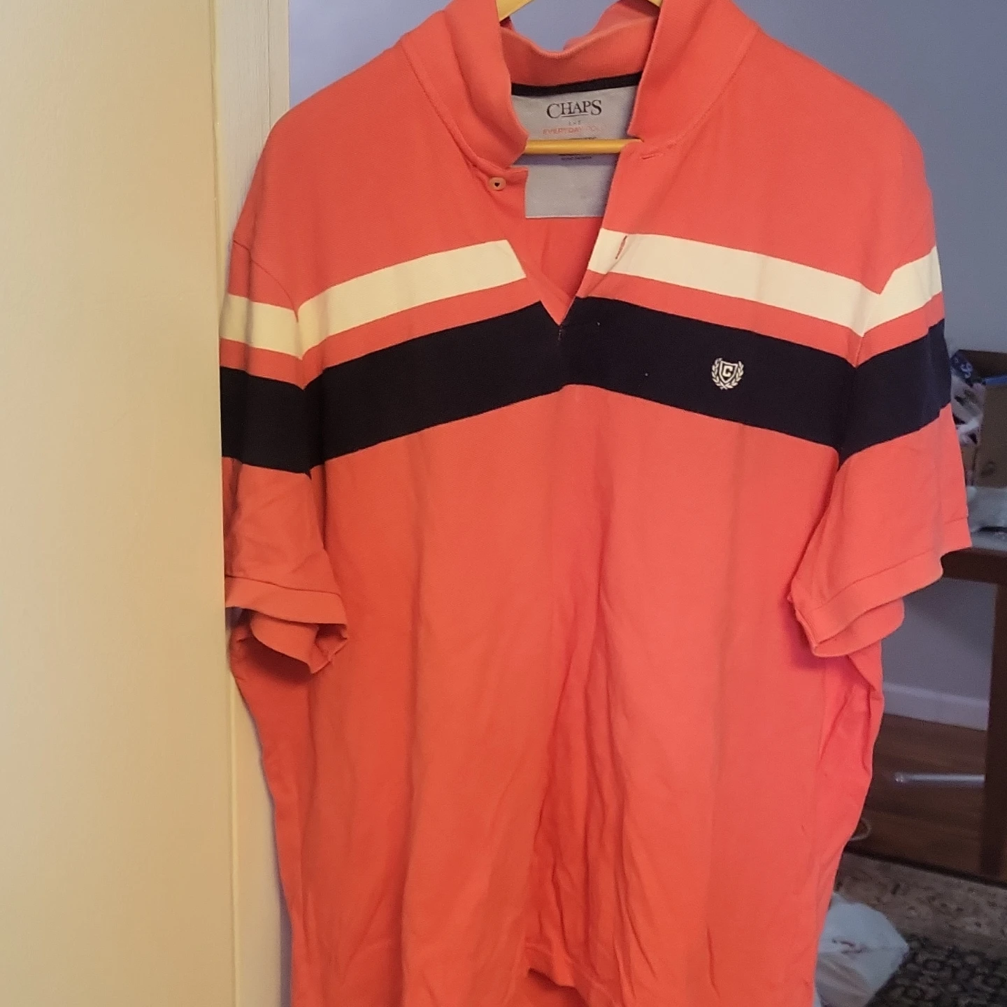 Chaps Men's Striped Polo Shirt - photo 3