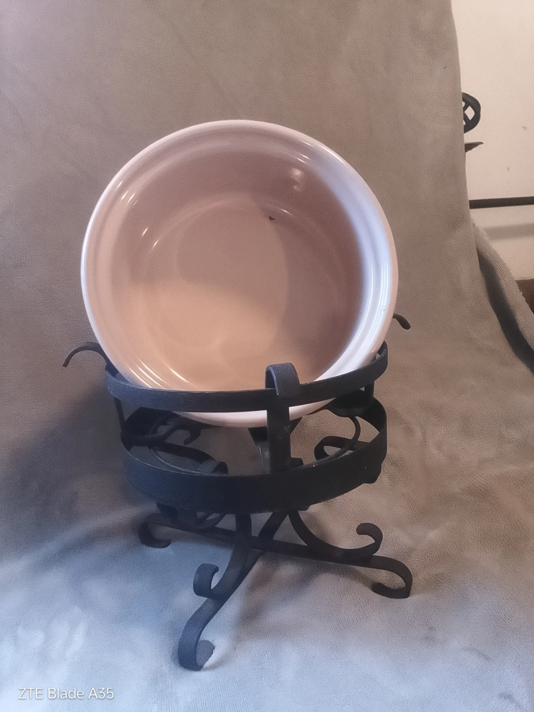 Orange Casserole Dish with Stand - photo 4