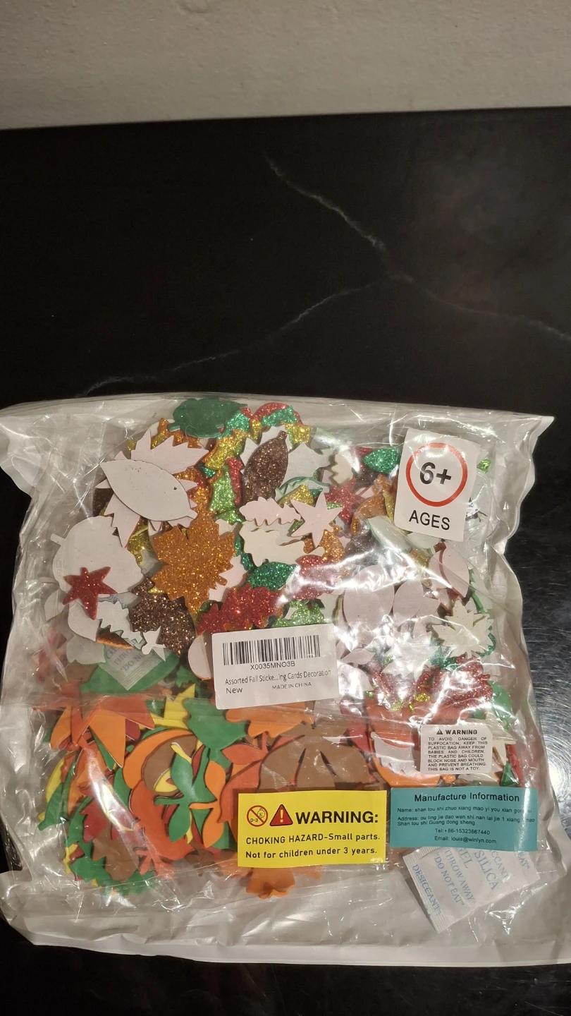 Assorted Fall Stickers/Cards Decoration