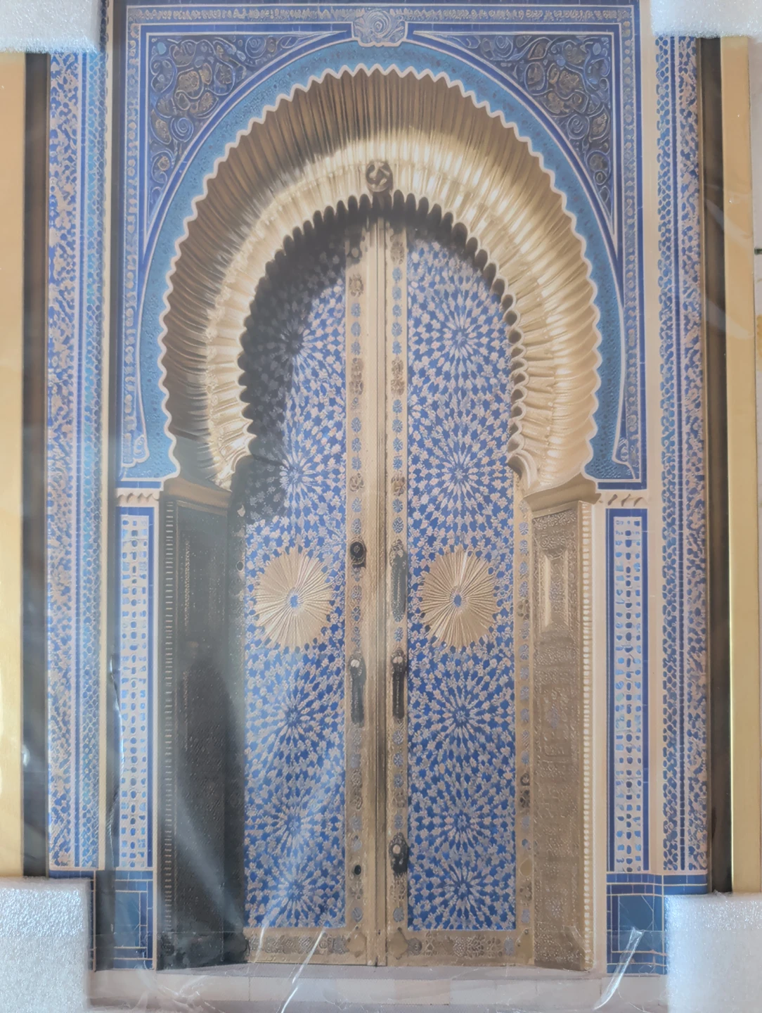 Gold floater framed Morocco Palace Golden Doors - photo 2