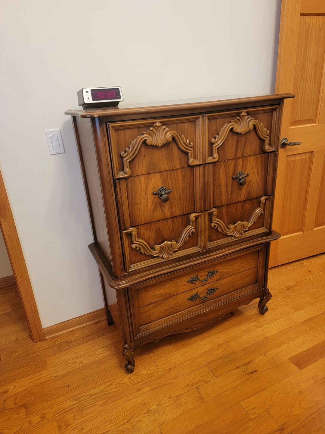 Vintage Cherry Wood Bedroom Set