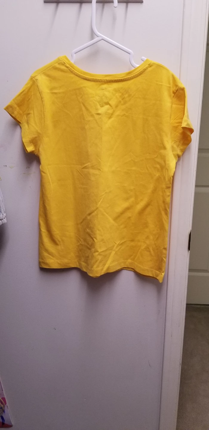 George Girls' Yellow "Joyful" T-Shirt Size L (10-12) - photo 2