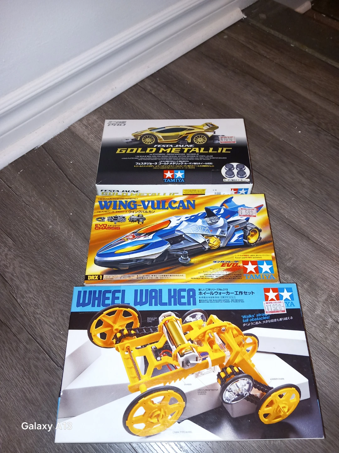 Tamiya Model Kits - Gold Trickster, Wing Vulcan, and