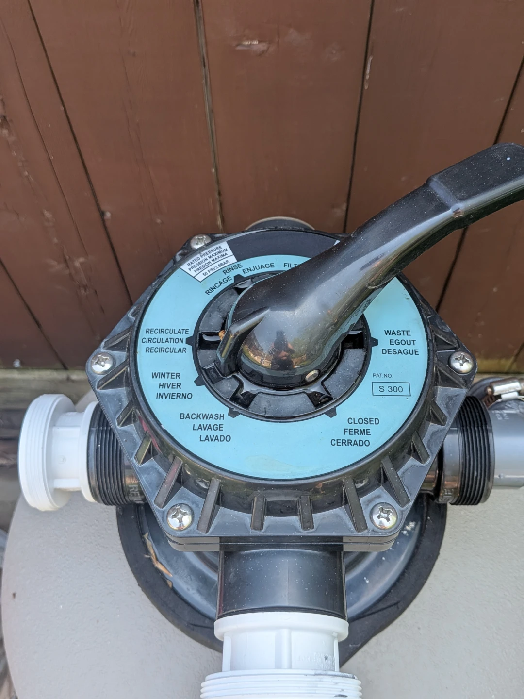 HydroTool Sand Pool Filter S-300 Multiport Valve - photo 2