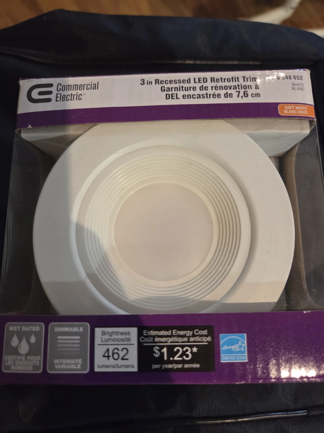 Commercial Electric 3" LED Retrofit Trim Light