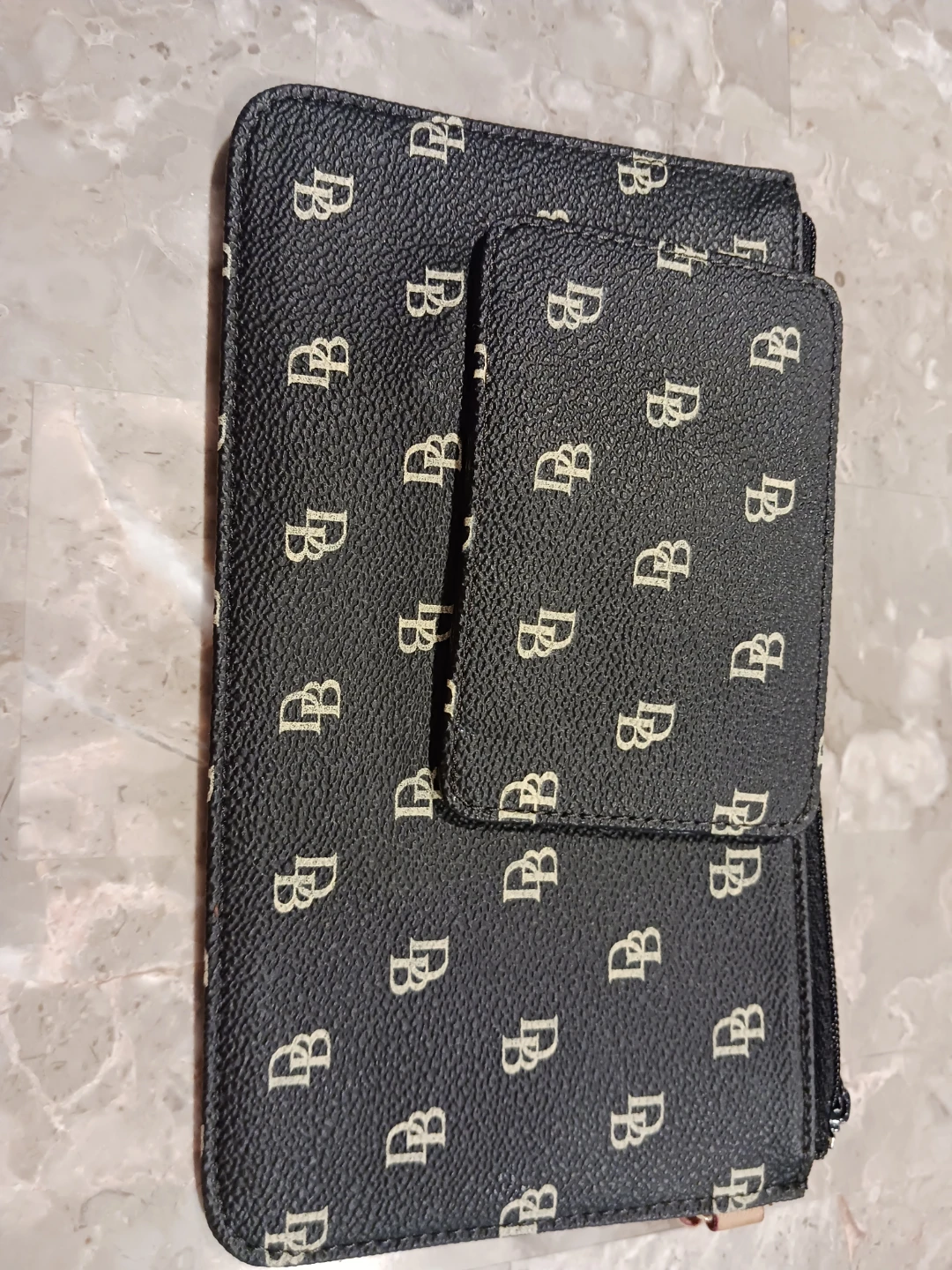 Dooney & Bourke All-Weather Leather Pouch and Card Holder Set - photo 2