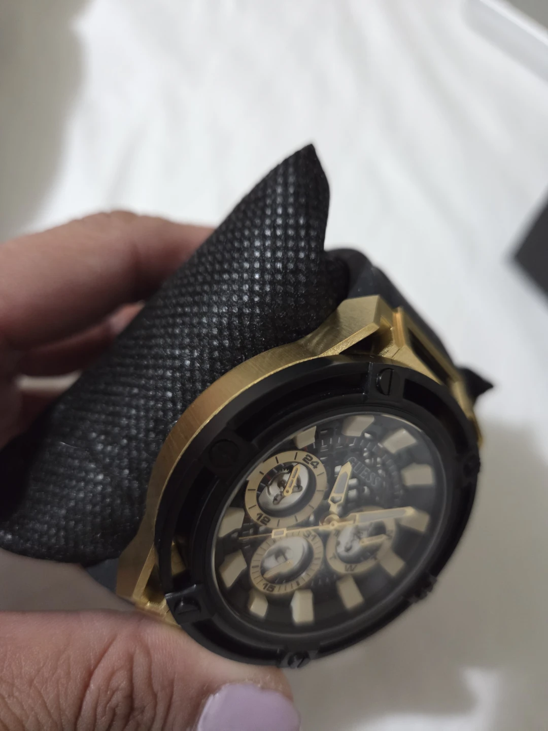 GUESS Watch - Gold and Black Chronograph - photo 3