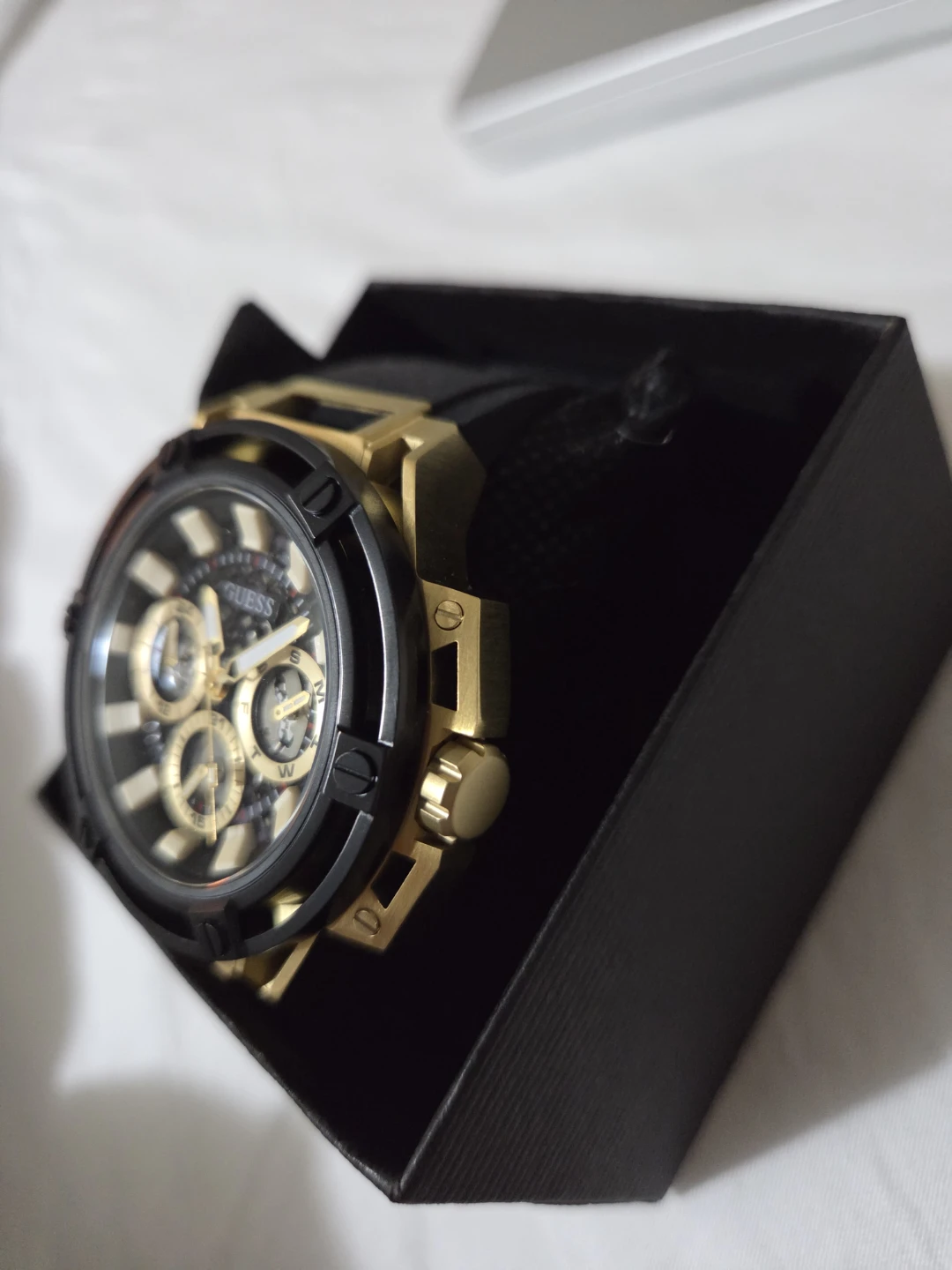 GUESS Watch - Gold and Black Chronograph - photo 4