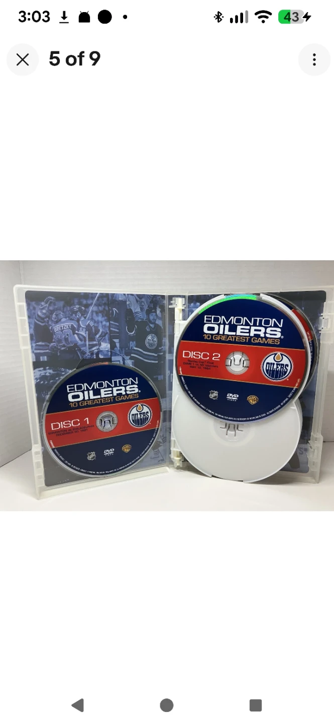 USED NHL Edmonton Oilers Greatest Games (DVD, 2008, 10-Disc Set) - photo 3